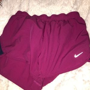 Pink Nike Running shorts